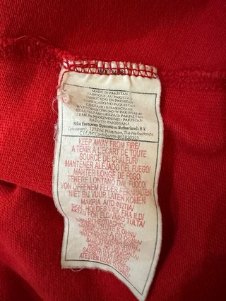 Polo Rugby Nike Gales Bordado Rojo