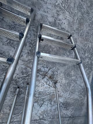 2 Escaleras Piscina Acero 4 y 3 Peldaños