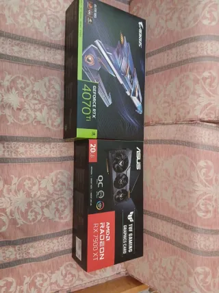 Tarjetas Gráficas RTX 4070 Ti y RX 7900 XT