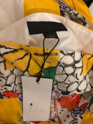 Vestido Zara Frutas Multicolor