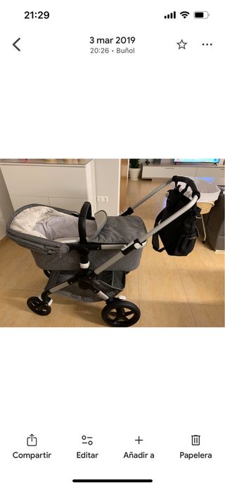 Carro Bugaboo Fox Classic Gris 2019