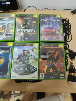 Xbox Clásica Negra + Accesorios