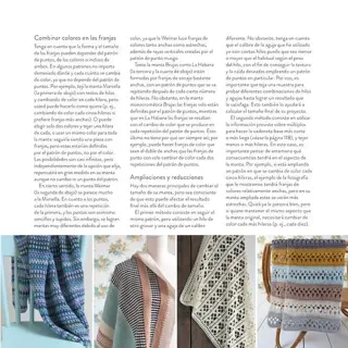 Mantas con franjas de ganchillo (crochet)