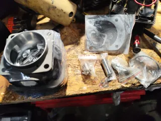 Cilindro y juntas para motosierra