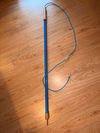 Lámpara de tubo azul