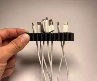 Organizador de cables para escritorio