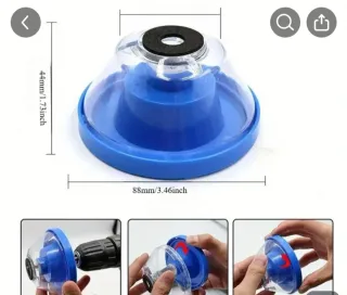 Funda antipolvo para taladros.