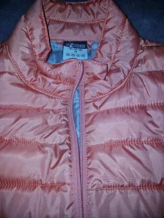 Plumas ligero naranja talla M coral