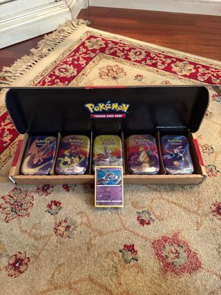 Pokemon Confezione 5 Mini Tin Prodigi di Kanto ITA