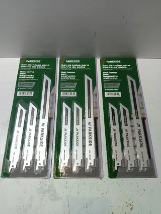 Lote Hojas Metal Sierra Sable PARKSIDE