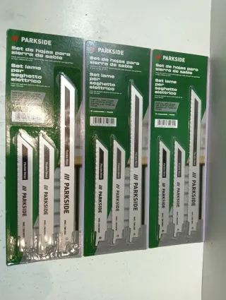Lote Hojas Metal Sierra Sable PARKSIDE
