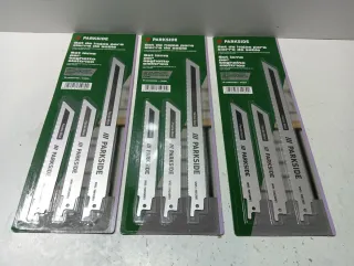 Lote Hojas Metal Sierra Sable PARKSIDE