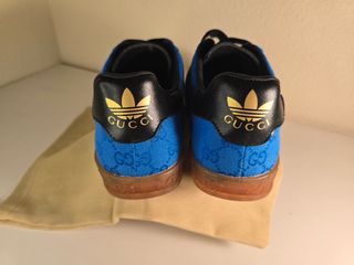 Adidas Gazelle Talla 43 Azul/Negro