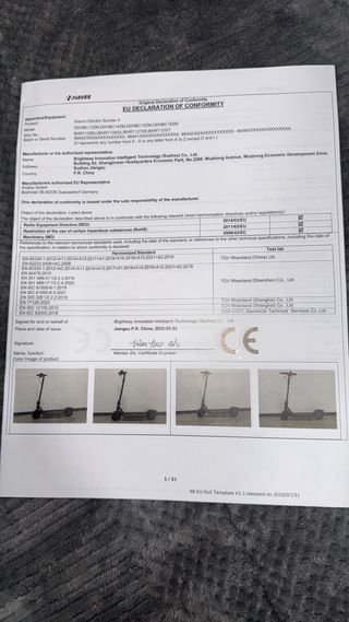 Patinete Eléctrico Xiaomi Scooter 4