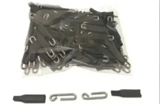 100 Enganches Rápidos Pesca Surfcasting, 1,2mm.