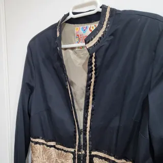 Chaqueta Flamenco Negra y Dorada Talla L