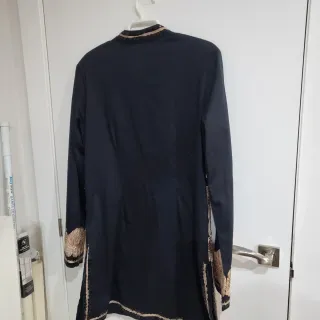 Chaqueta Flamenco Negra y Dorada Talla L