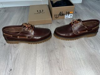 Zapatos náuticos Cardozo marrones sin usar