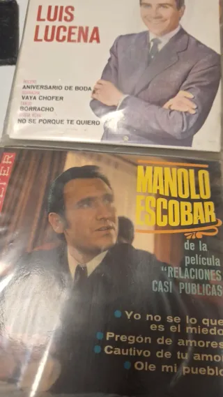 Discos de vinilo pequeños