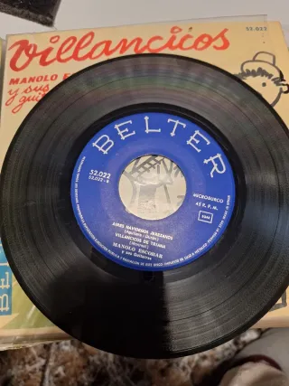 Discos de vinilo pequeños