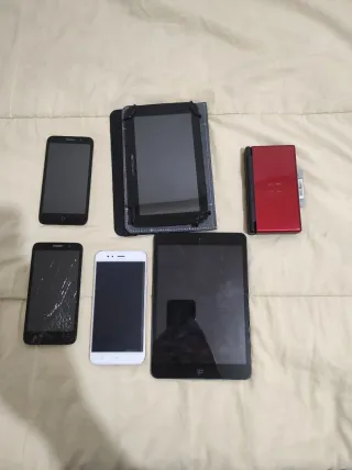 Lote de 6 dispositivos electrónicos