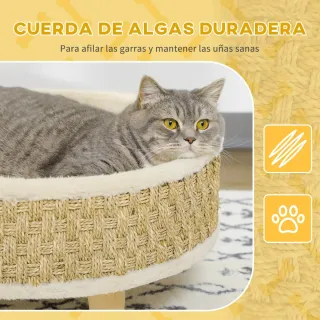 Cama para Perros/Gatos con Cojín Lavable