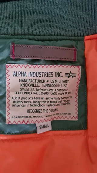 Chaqueta Bomber Alpha Industries Verde