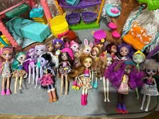 Lote Enchantimals: Casas y Muñecas