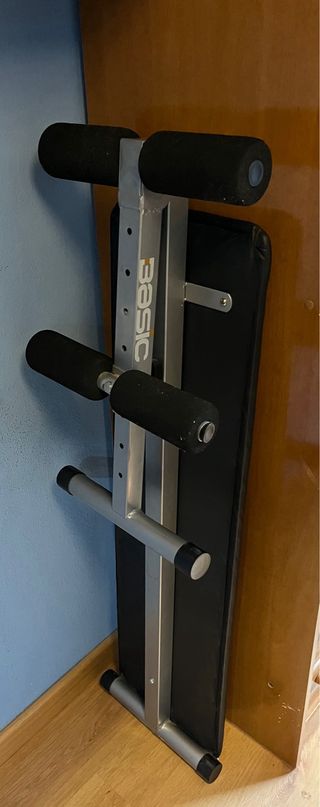 Banco de abdominales negro