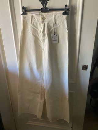 Pantalón Zara Beige Talla 38