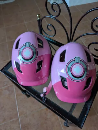 Cascos de bici para niñas (rosa)