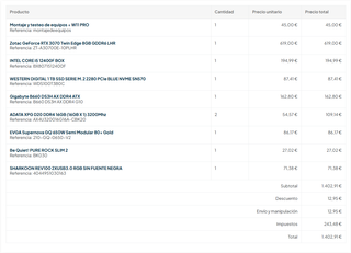 PC Gaming RTX 3070 i5 32GB DDR4