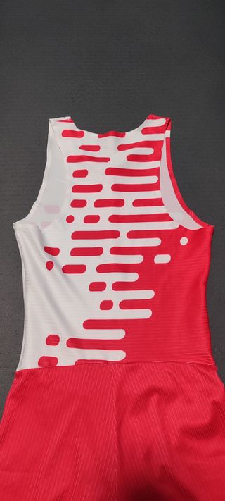 Mono Nike Atletismo Rojo y Blanco Elite