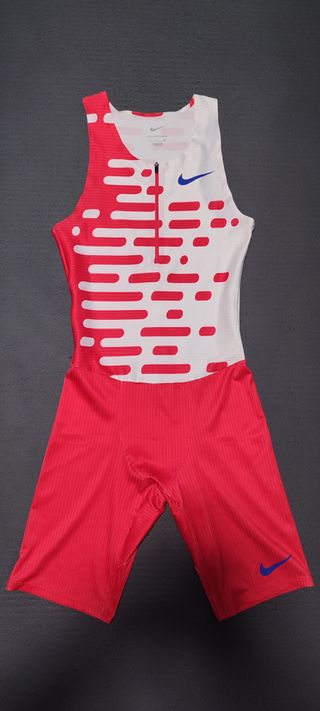 Mono Nike Atletismo Rojo y Blanco Elite