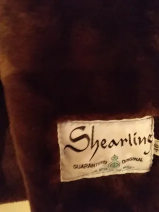 Montone shearling vintage vero