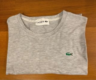 T-shirt Cinzenta Lacoste
