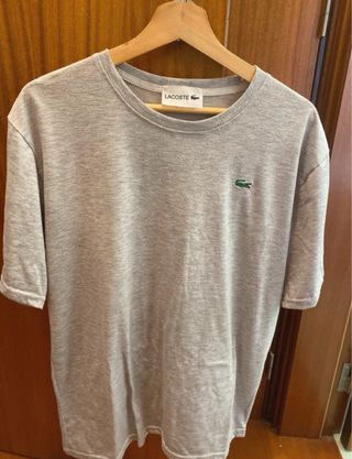 T-shirt Cinzenta Lacoste