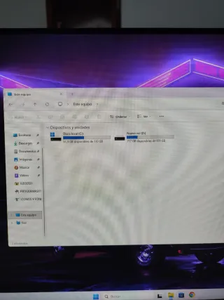 PC Gamer i7 8700 con wifi, Bluetooth y luces LED .
