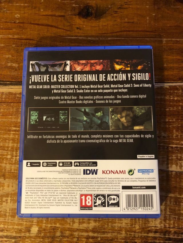 Metal Gear Solid Master Collection PS5