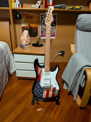 Chitarra Elettrica HTX con Stile Stratocaster