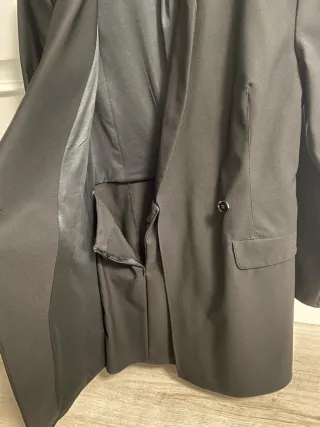 Vestido americana Zara negro