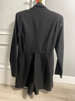 Vestido americana Zara negro