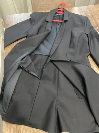 Vestido americana Zara negro