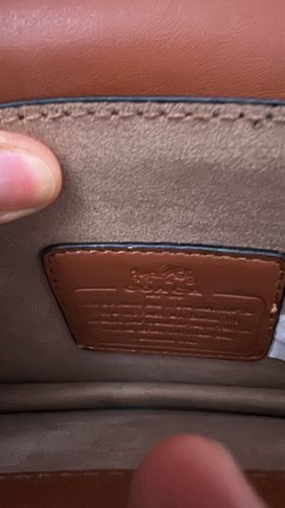 Bolso Coach Beige y Marrón