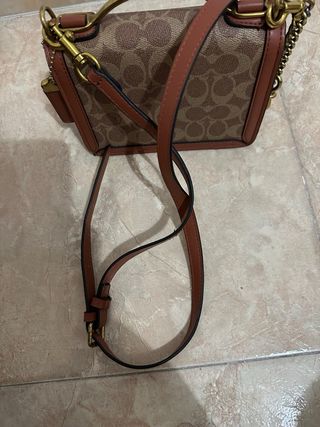 Bolso Coach Beige y Marrón