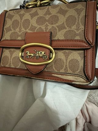 Bolso Coach Beige y Marrón
