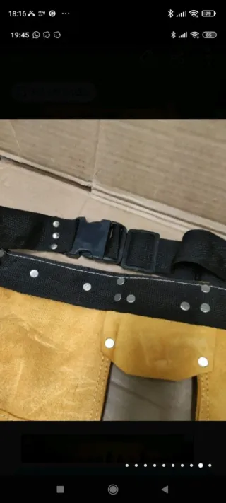 Cinturon cuero para herramientas