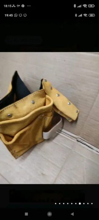 Cinturon cuero para herramientas