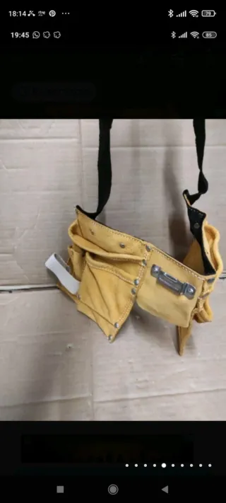 Cinturon cuero para herramientas