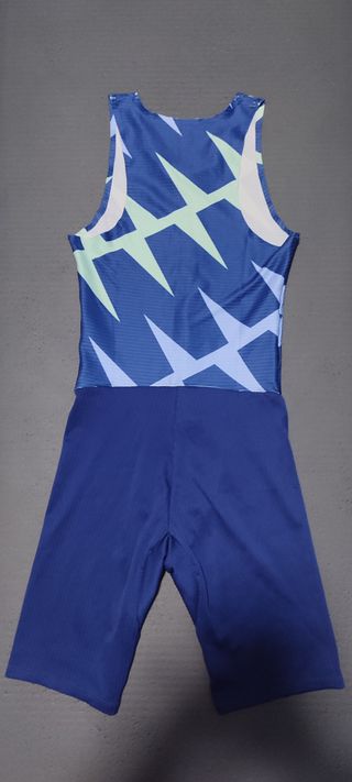 Mono Nike atletismo azul y verde elite